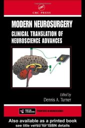 book Modern Neurosurgery Clinical Translation of Neuroscience Advances