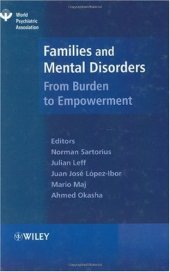 book Families and Mental Disorder From Burden to Empowerment