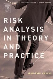 book Risk analysis in theory and practice