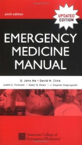 book Emergency Medicine Manual Ma