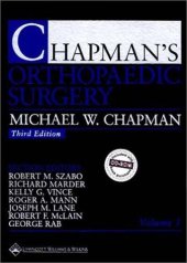 book Chapman's Orthopaedic Surgery