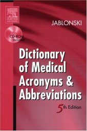 book Dictionary of Medical Acronyms & Abbreviations