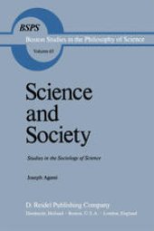 book Science and Society: Studies in the Sociology of Science