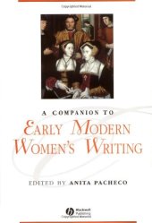 book A Companion to Early Modern Women's Writing