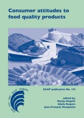 book Consumer Attitudes to Food Quality Products: Emphasis on Southern Europe