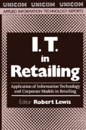 book I.T. in Retailing: Application of Information Technology and Corporate Models in Retailing