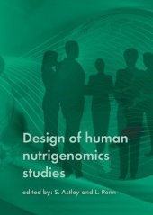book Design of human nutrigenomics studies
