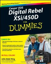 book Canon EOS Digital Rebel XSi/450D For Dummies