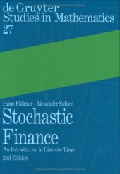 book Stochastic Finance: An Introduction in Discrete Time