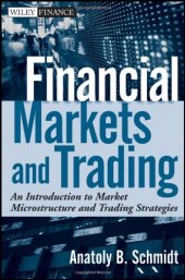 book Financial Markets and Trading: An Introduction to Market Microstructure and Trading Strategies