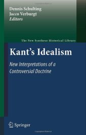 book Kant's Idealism: New Interpretations of a Controversial Doctrine