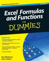 book Excel Formulas and Functions For Dummies