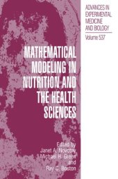 book Mathematical Modeling in Nutrition and the Health Sciences