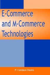 book E-Commerce and M-Commerce Technologies