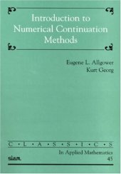 book Introduction to Numerical Continuation Methods