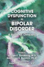 book Cognitive Dysfunction in Bipolar Disorder: A Guide for Clinicians