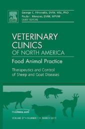 book Therapeutics and Control of Sheep and Goat Diseases, An Issue of Veterinary Clinics: Food Animal Practice, 1e