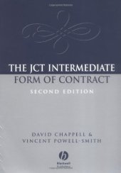 book JCT Intermediate Form of Contract, Second Edition