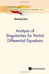 book Analysis of Singularities for Partial Differential Equations