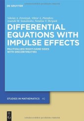 book Differential Equations with Impulse Effects: Multivalued Right-hand Sides with Discontinuities