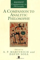 book A Companion to Analytic Philosophy