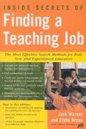 book Inside Secrets of Finding a Teaching Job: The Most Effective Search Methods for Both New and Experienced Educators