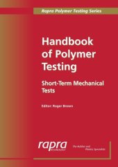 book Handbook of Polymer Testing: Short-Term Mechanical Tests