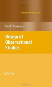 book Design of Observational Studies