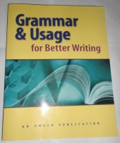 book Grammar And Usage For Better Writing