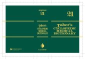 book Taber's Cyclopedic Medical Dictionary