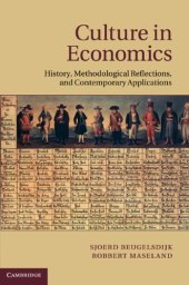 book Culture in Economics: History, Methodological Reflections and Contemporary Applications