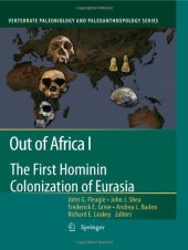 book Out of Africa I: The First Hominin Colonization of Eurasia