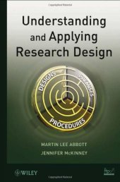 book Understanding and Applying Research Design