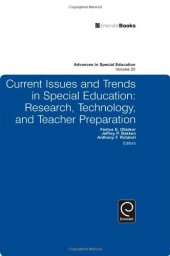 book Current Issues and Trends in Special Education: Research, Technology, and Teacher Preparation