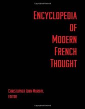 book Encyclopedia of Modern French Thought