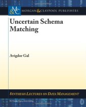 book Uncertain Schema Matching
