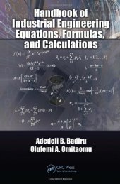 book Handbook of Industrial Engineering Equations, Formulas, and Calculations