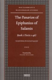 book The Panarion of Epiphanius of Salamis, Book I