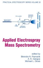 book Applied Electrospray Mass Spectrometry: Practical Spectroscopy Series Volume 32