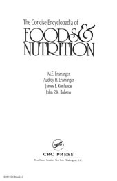 book The Concise Encyclopedia of Foods & Nutrition