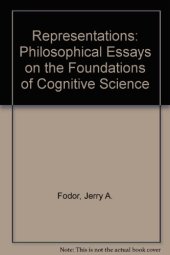 book RePresentations Philosophical Essays on the Foundations of Cognitive Science