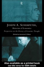 book Joseph A. Schumpeter: Historian of Economics: Perspectives on the History of Economic Thought