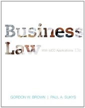 book Business Law with UCC Applications Student Edition