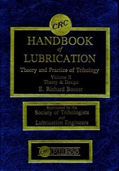 book CRC Handbook of Lubrication: Theory and Practice of Tribology, Volume II: Theory and Design