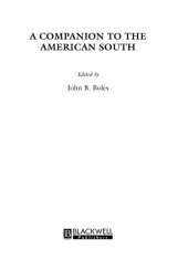 book A companion to the American South