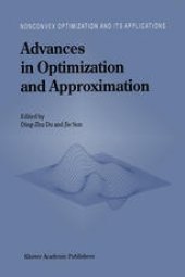 book Advances in Optimization and Approximation