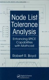 book Node List Tolerance Analysis: Enhancing SPICE Capabilities with Mathcad