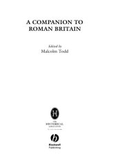 book A companion to Roman Britain