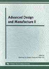 book Advanced design and manufacture II