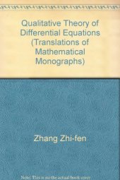 book Qualitative Theory of Differential Equations